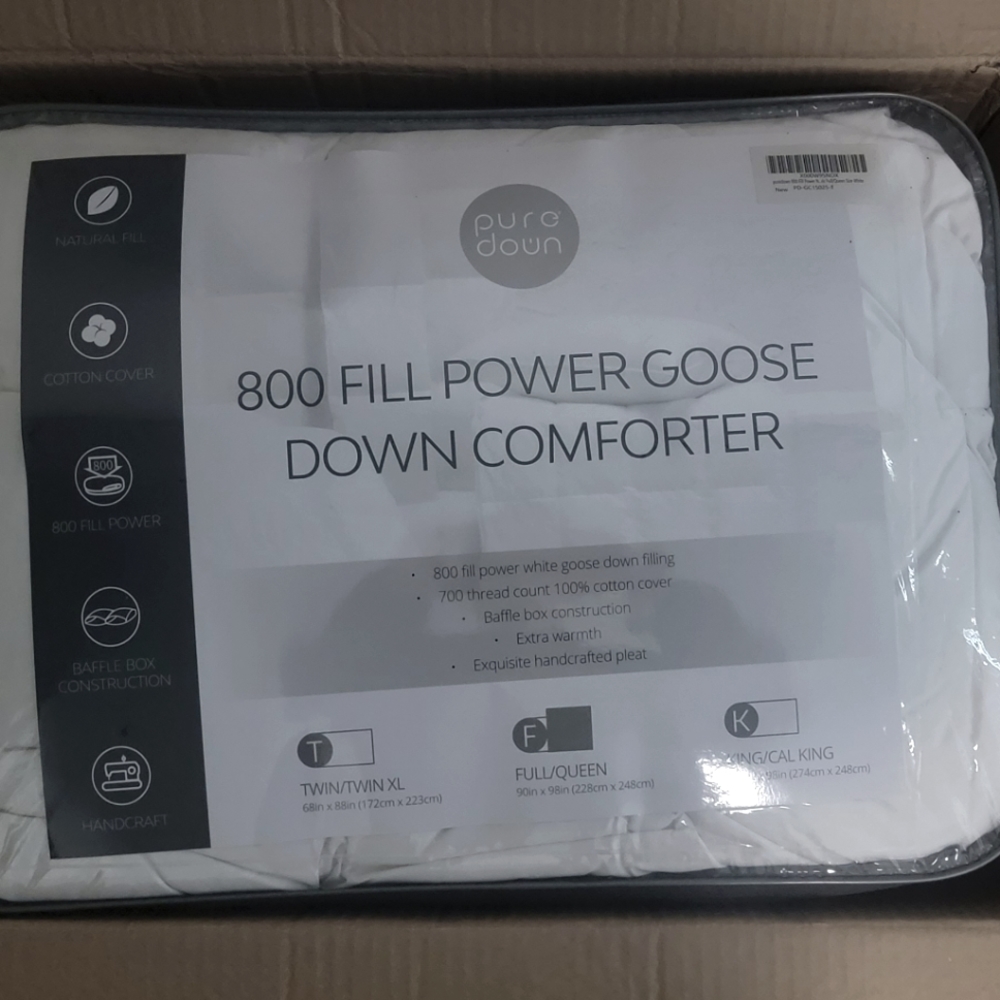 Pure Down comforter